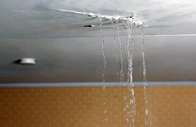 roof leaking water damage roof leaking water damage